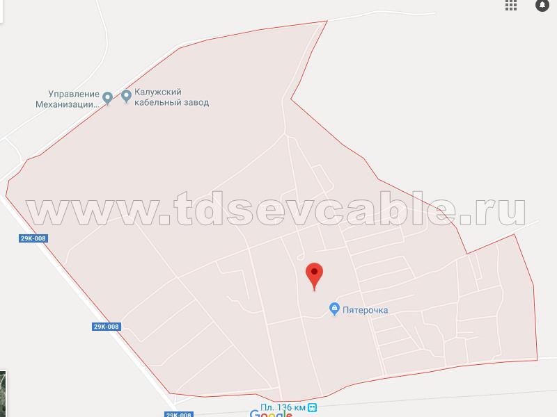 Расположение Калужского кабельного завода