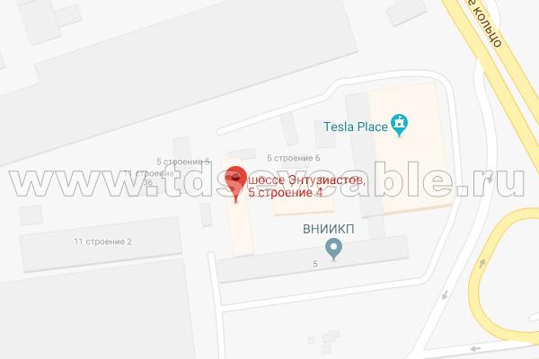 Расположение Самарской кабельной компании