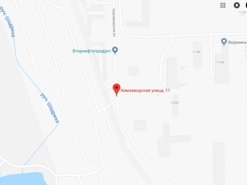 Расположение завода Сибирь-Кабель